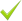 checkmark